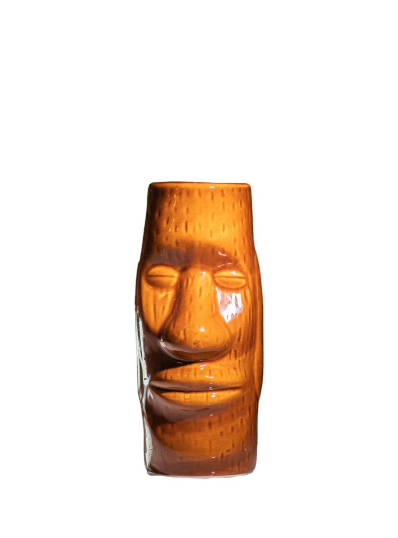 Taza Tiki Moai, Vaso Cerámica 400 Ml Cóctel, Pub, Hawai-0