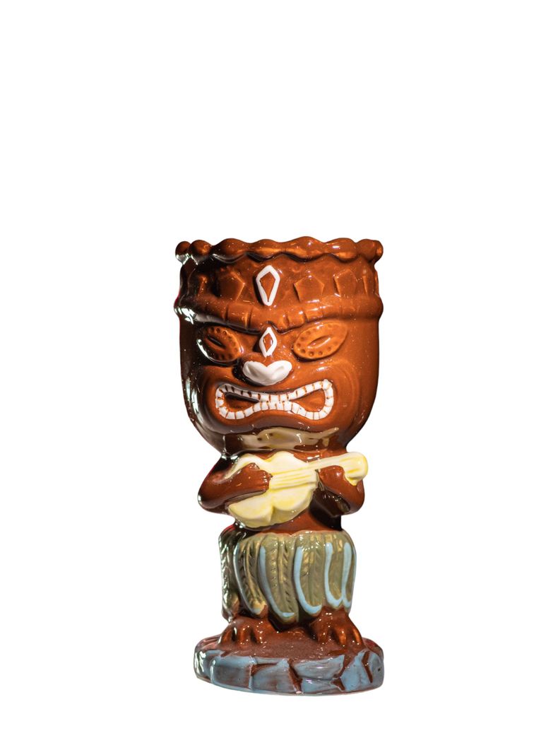 Taza Tiki Uke, Vaso Cerámica 400 ML Cóctel, Pub, Hawai-0