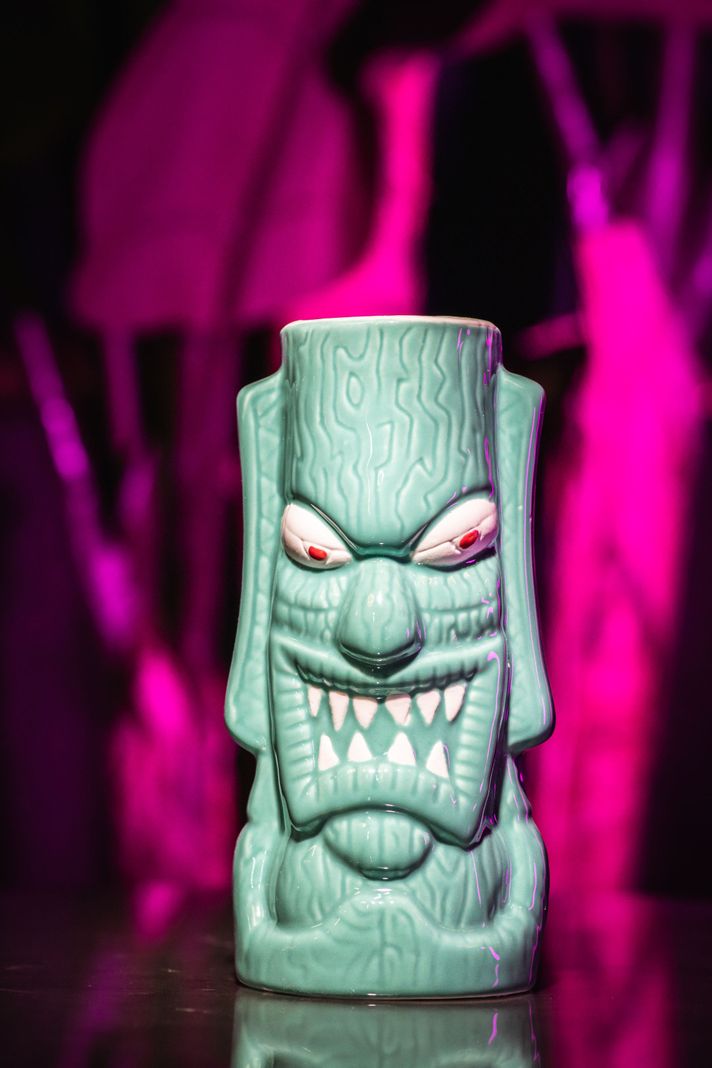 Tazas Tiki Satán, Vaso Cerámica 500 ML Cóctel, Pub, Hawai-1
