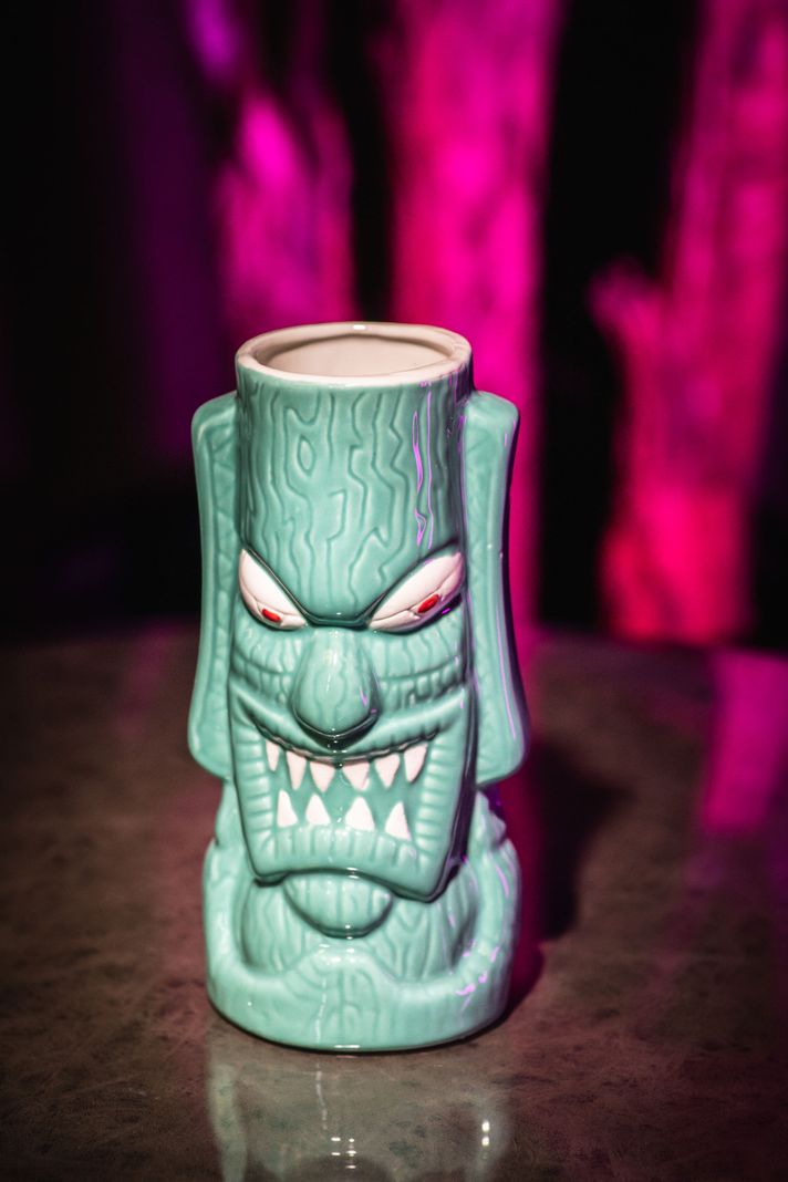 Tazas Tiki Satán, Vaso Cerámica 500 ML Cóctel, Pub, Hawai-2