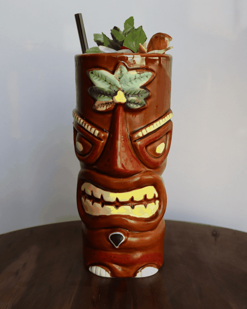 Taza Tiki Kaneloa, Vaso Cerámica 550 Ml Cóctel, Pub, Hawai-1