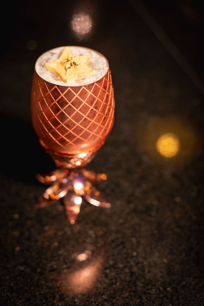 Vaso - Taza Piña Cobre Premium, Coctel 500 ML, Bar Bartender-3