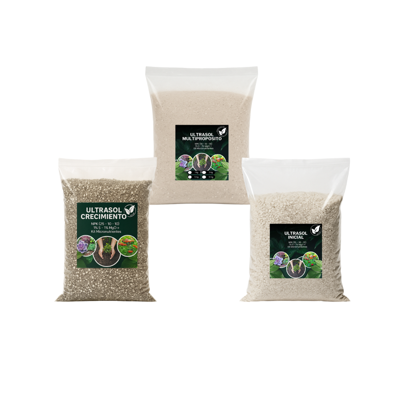 Pack Ultrasol Multiproposito Inicial Crecimiento 1kg C U Blanco