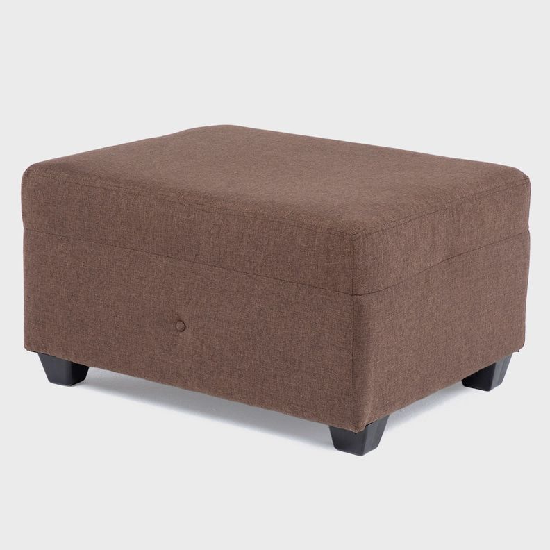Sofa Seccional Intercambiable Ginebra tela Chocolate-3