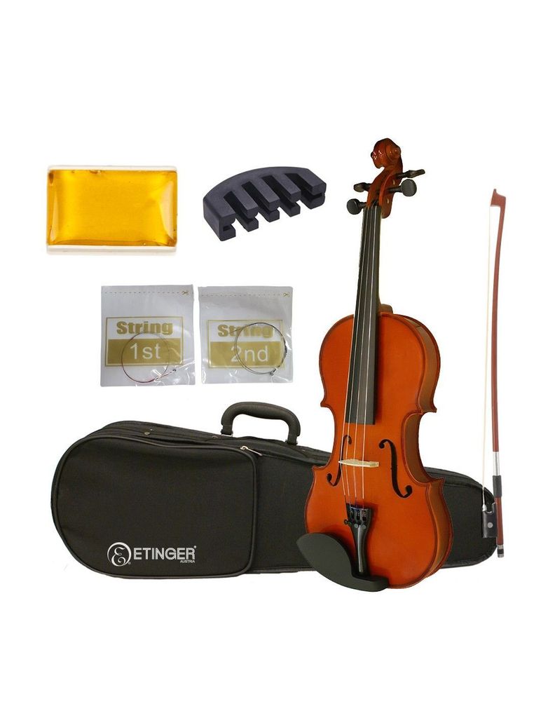 Violin Etinger MA210 4/4 con estuche - arco - resina y mas
