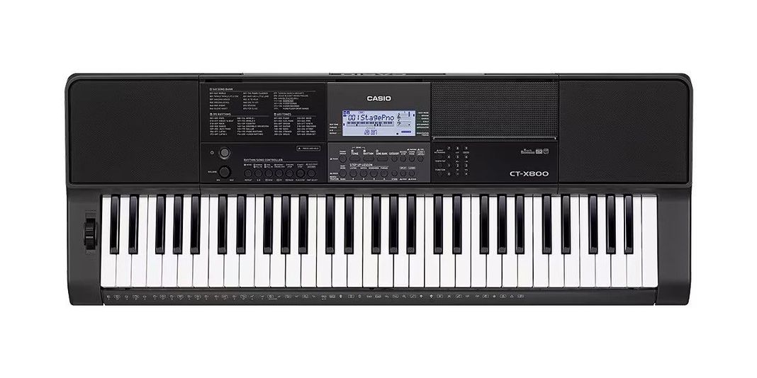 Teclado 5 octavas CT-X800 con transformador Casio-0