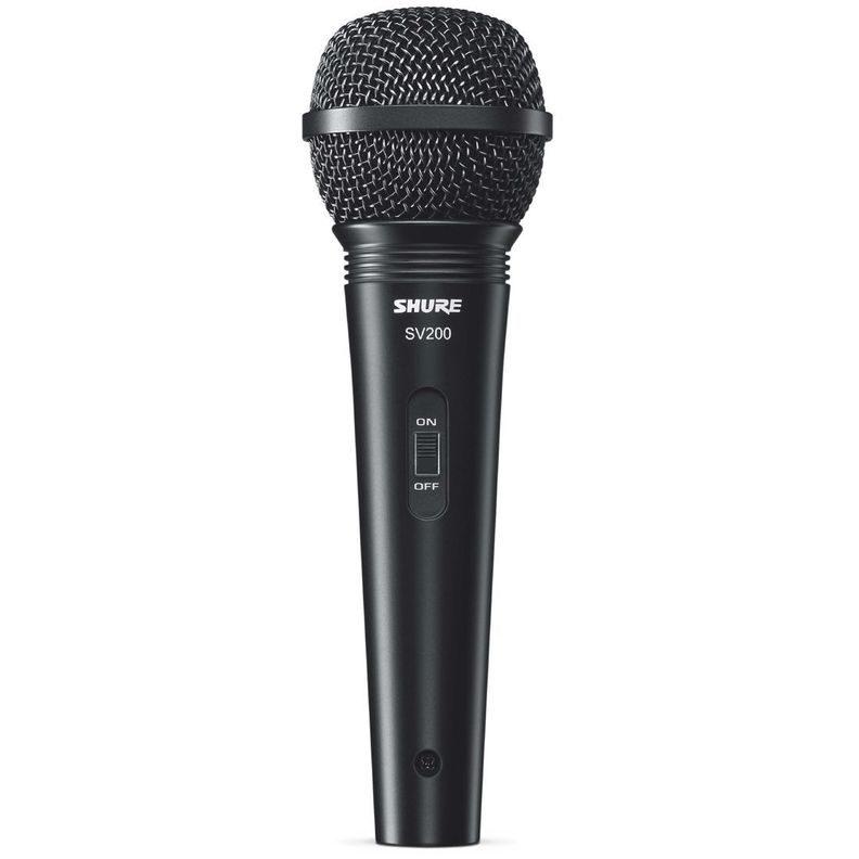 Microfono Vocal Dinamico SV200 Shure Negro