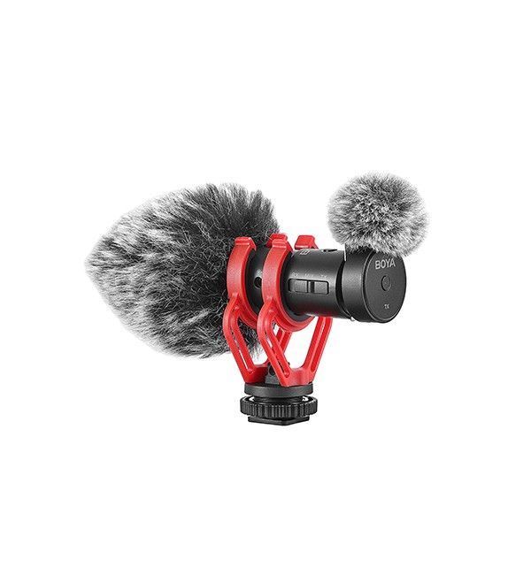 Microfono Dual Lavalier Inalambrico y Shotgun BY-MM1W Boya-0