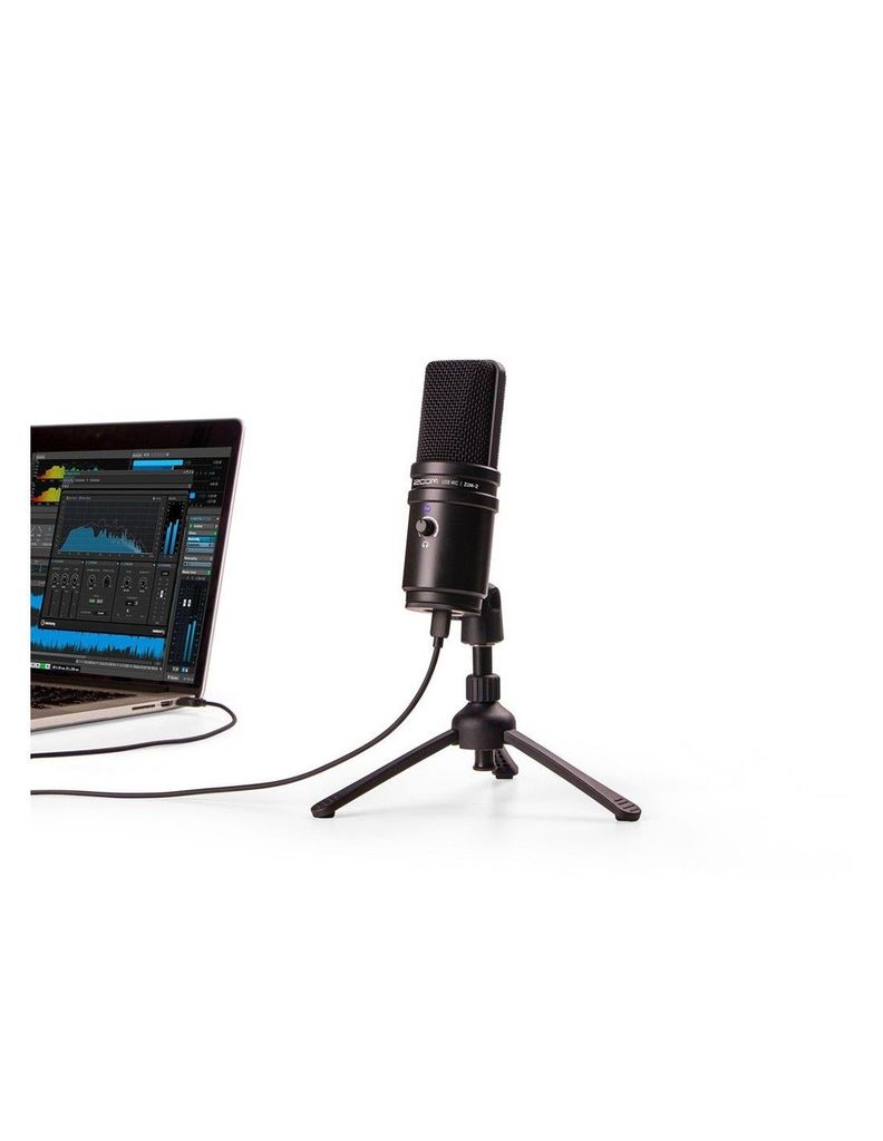 Pack Microfono condesandor USB + Audifono ZUM-2PMP Zoom-2