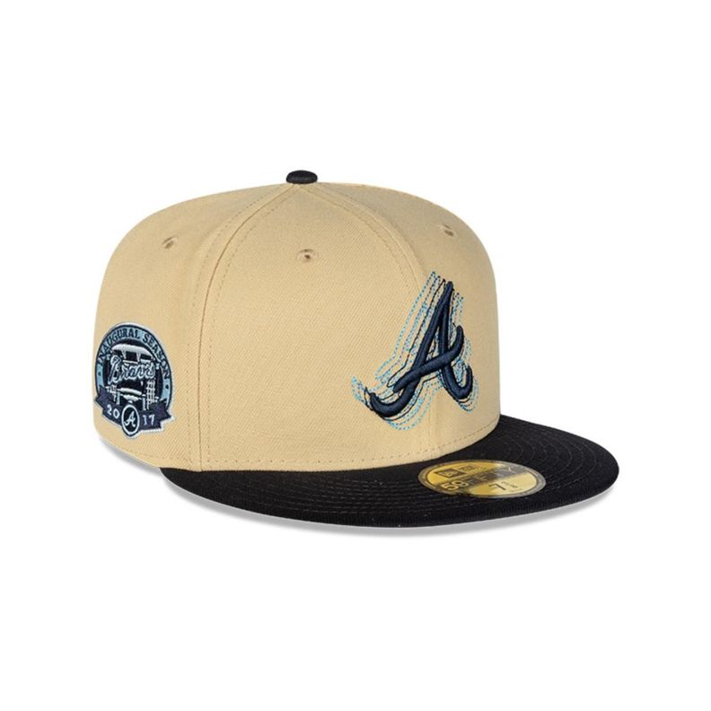 Gorra 59Fifty Atlanta Braves MLB Pack Illusion Gold - 14363591