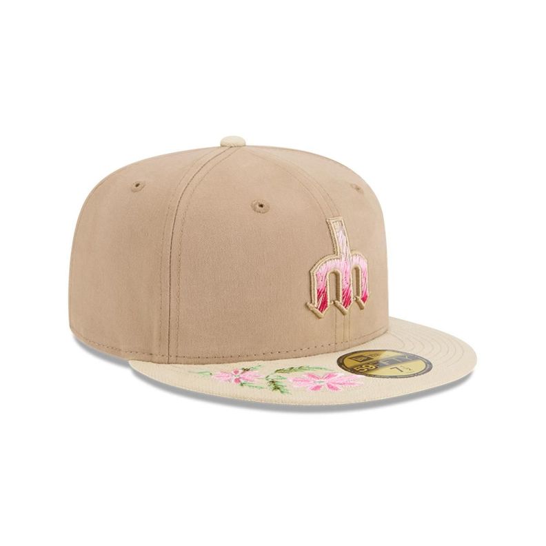 Gorra 59Fifty Seattle Mariners MLB Hand Stitched Beige - 60668444-1