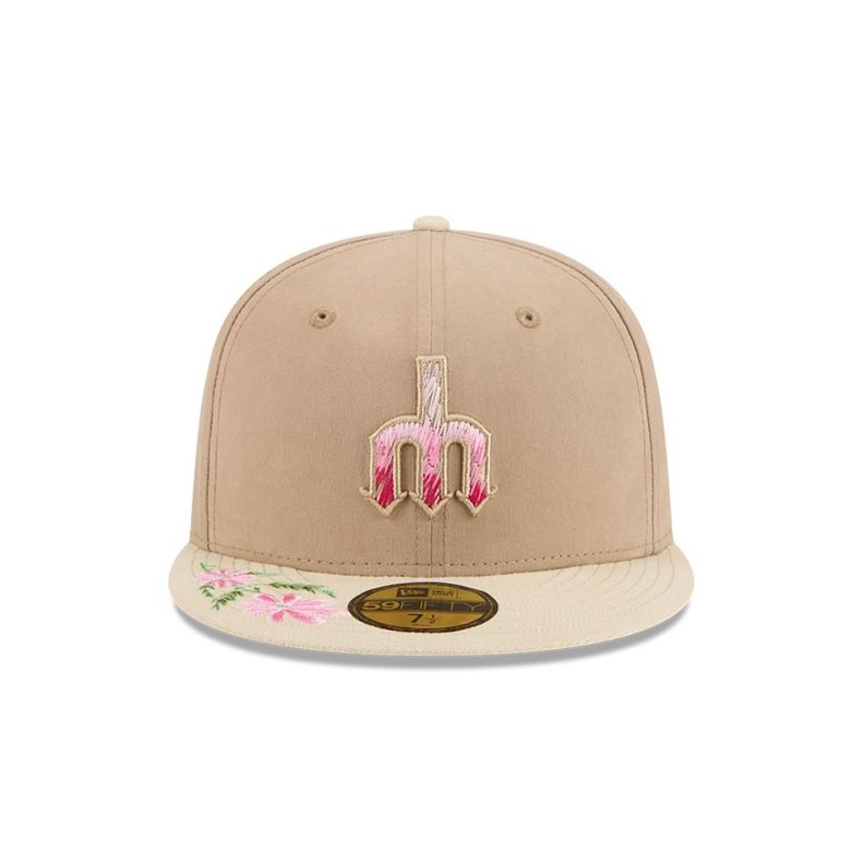 Gorra 59Fifty Seattle Mariners MLB Hand Stitched Beige - 60668444-2