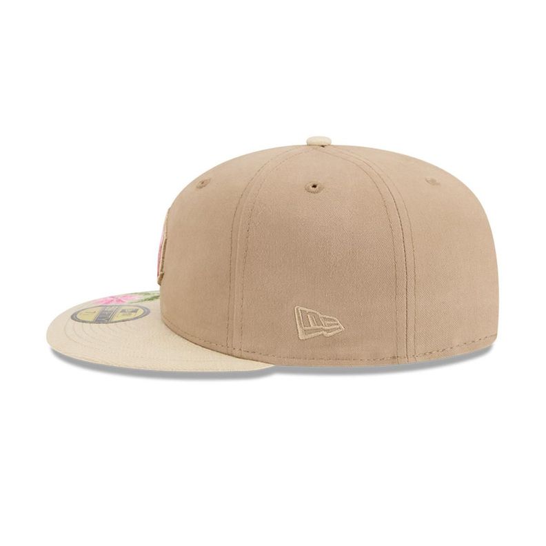 Gorra 59Fifty Seattle Mariners MLB Hand Stitched Beige - 60668444-3