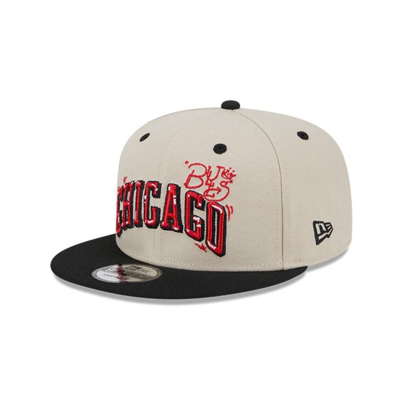 Gorra 9Fifty Chicago Bulls NBA Team Art Med Beige - 60586762-0