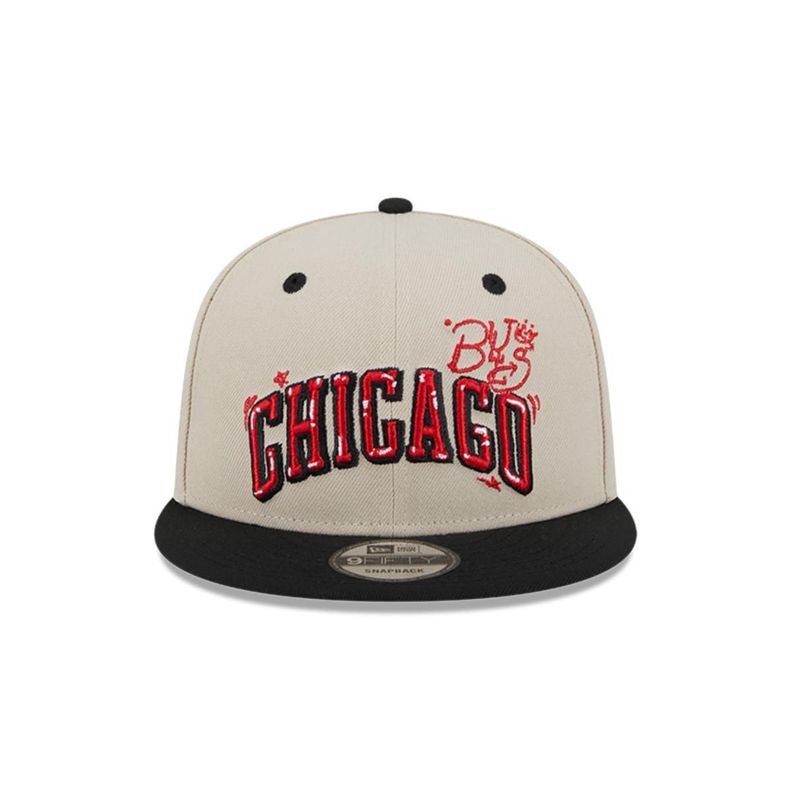 Gorra 9Fifty Chicago Bulls NBA Team Art Med Beige - 60586762-2