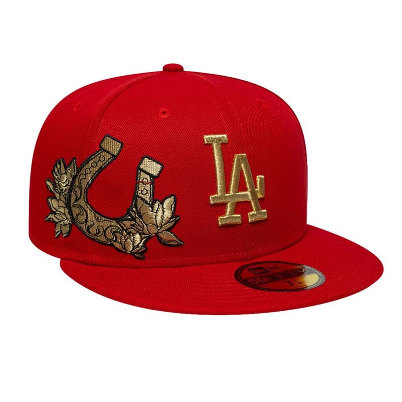 Gorra 59Fifty MLB Los Angeles Dodgers Chinese New Year Rojo - 60853289