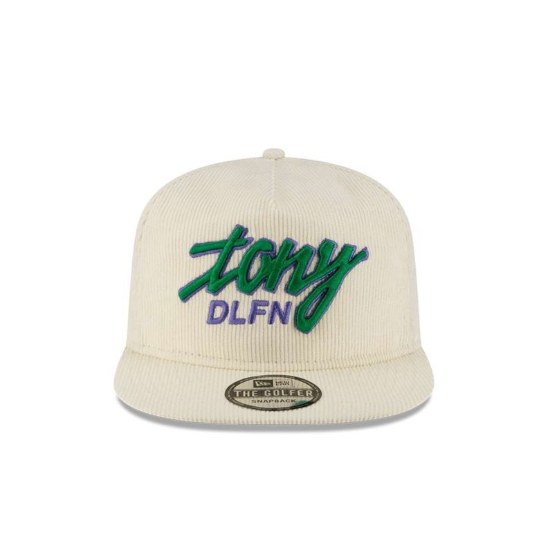 Golfer Tony Delfino Corduroy Chrome White New Era - 70879956-2