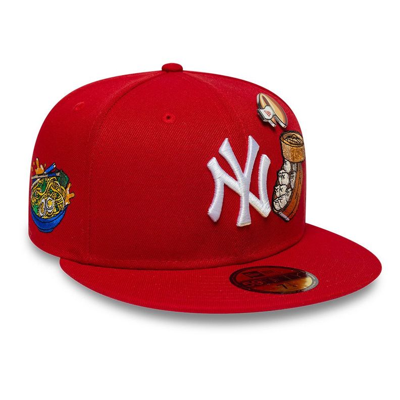 Gorra 59Fifty MLB New York Yankees Food Graphic Rojo-60895344-718