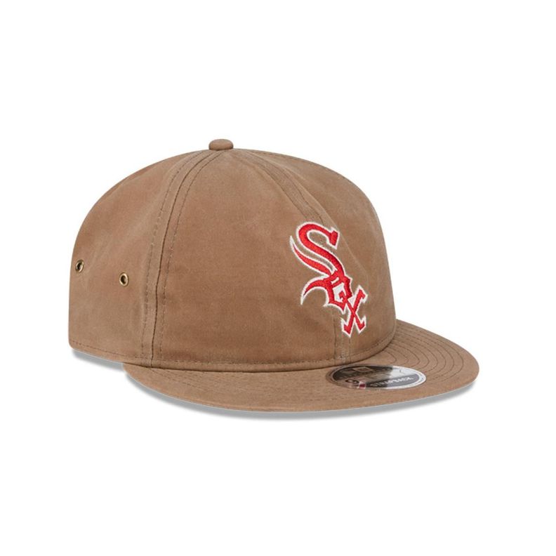 Gorra 9Fifty Chicago White Sox MLB Waxed Canvas Beige - 60585435-1