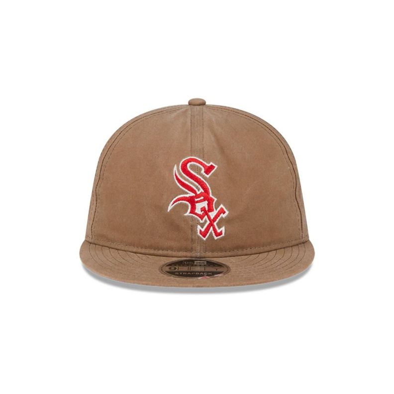 Gorra 9Fifty Chicago White Sox MLB Waxed Canvas Beige - 60585435-2