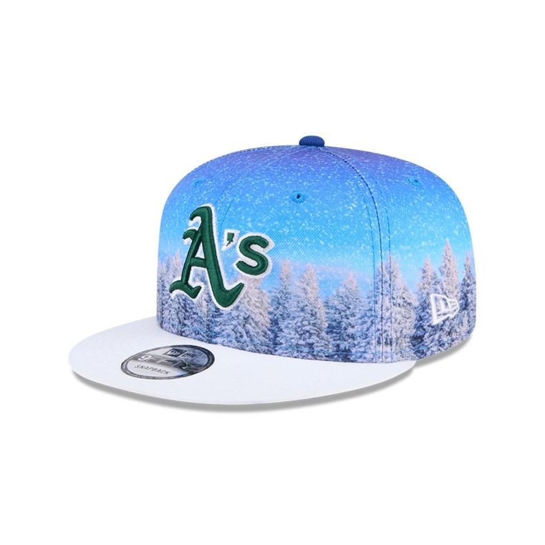 Gorra 9Fifty  MLB Oakland Athletics Winter Photoreal Blue - 60645953-0