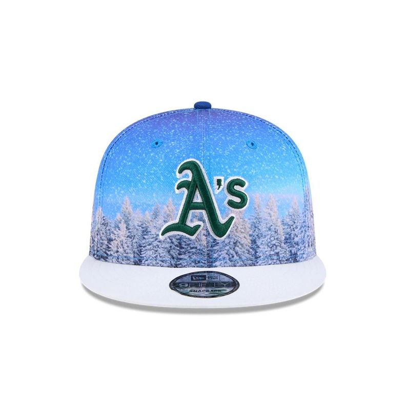 Gorra 9Fifty  MLB Oakland Athletics Winter Photoreal Blue - 60645953-2
