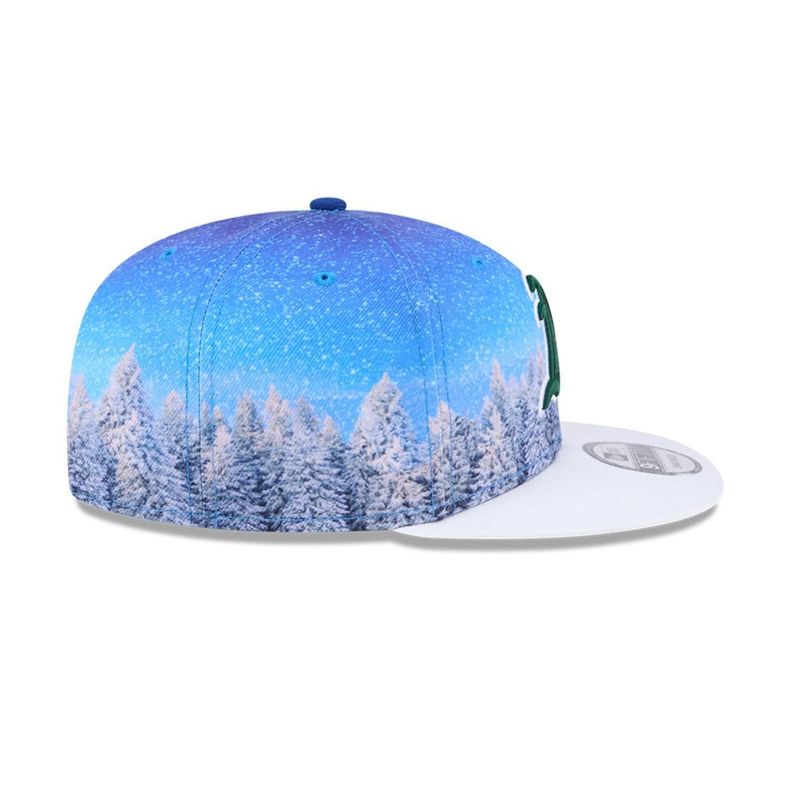 Gorra 9Fifty  MLB Oakland Athletics Winter Photoreal Blue - 60645953-4