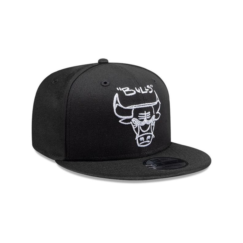 Gorra 9Fifty Chicago Bulls NBA Heritage Black - 70507804-1