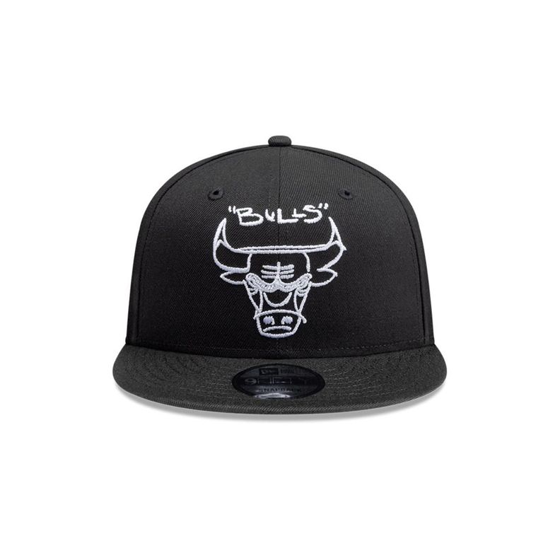 Gorra 9Fifty Chicago Bulls NBA Heritage Black - 70507804-2