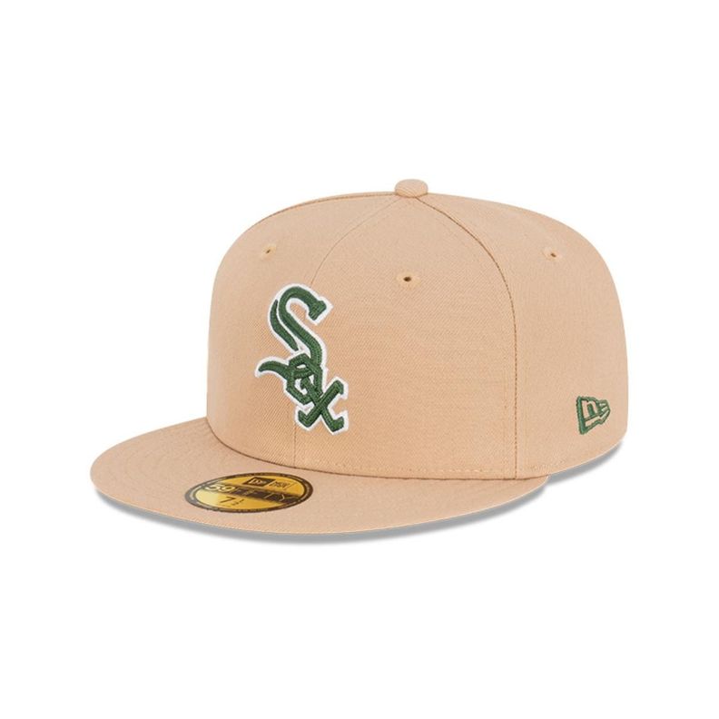 Gorra 59Fifty Chicago White Sox Seasonal Chain Stitch Beige - 60359514