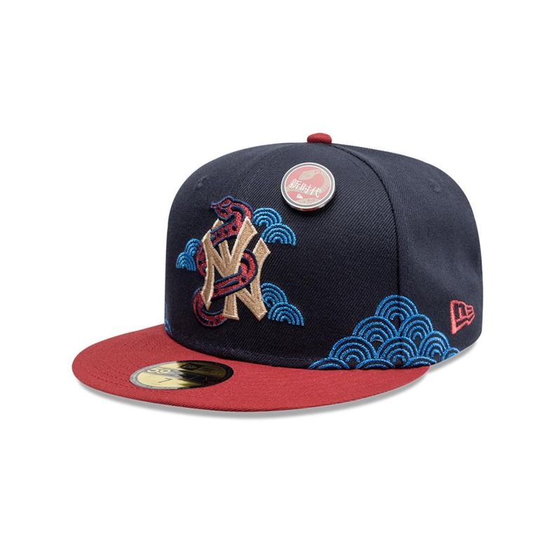 Gorra 59Fifty New York Yankees MLB Lunar New Year 2025 Navy - 60670008-0