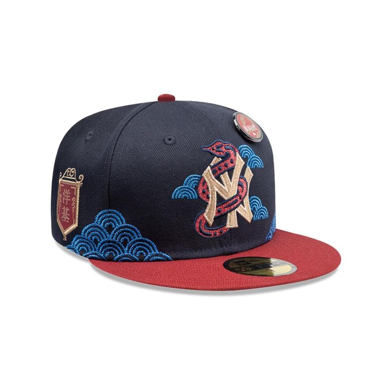 Gorra 59Fifty New York Yankees MLB Lunar New Year 2025 Navy - 60670008-1