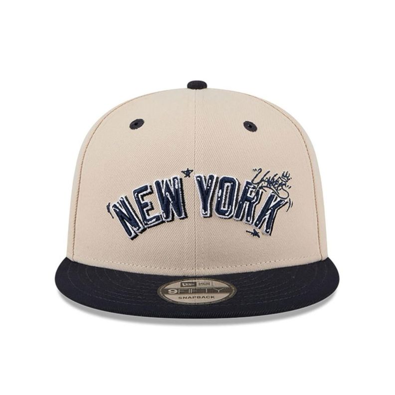 Gorra 9Fifty New York Yankees MLB Team Art Med Beige - 60586776-2