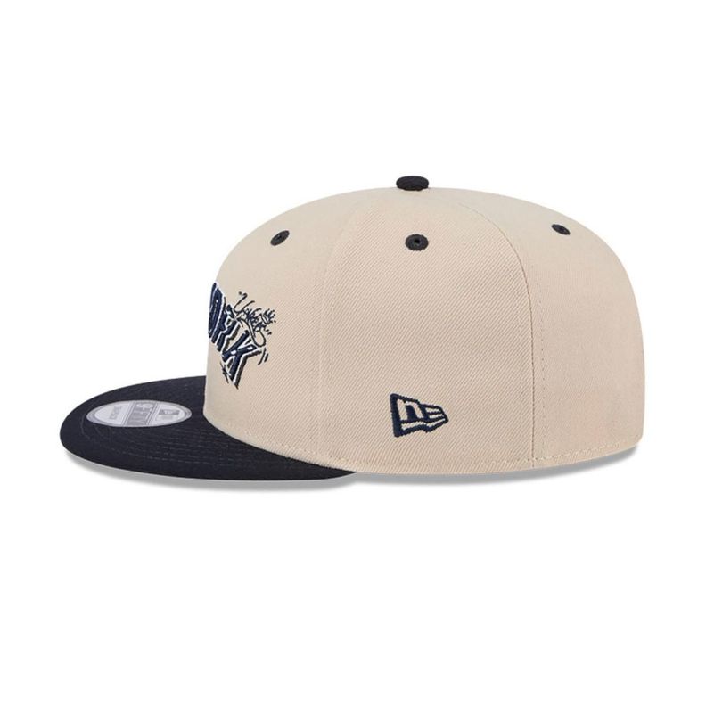 Gorra 9Fifty New York Yankees MLB Team Art Med Beige - 60586776-6