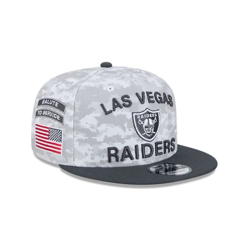 Gorra 9Fifty Las Vegas Raiders NFL Salute to Service Grey - 60583021-0