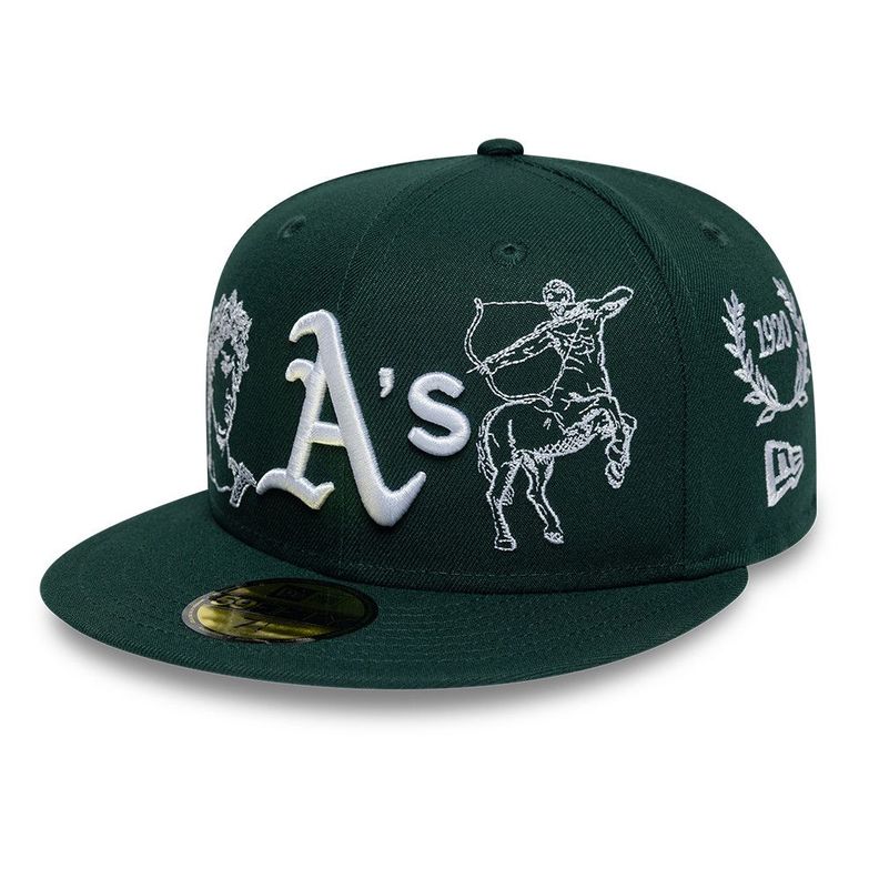 Gorra 59Fifty MLB Oakland Athletics Mythical Pack Verde-60895347-800