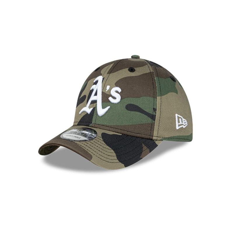 Gorra 9Forty Oakland Athletics MLB Core Basics Woodland Camo - 14374342-0