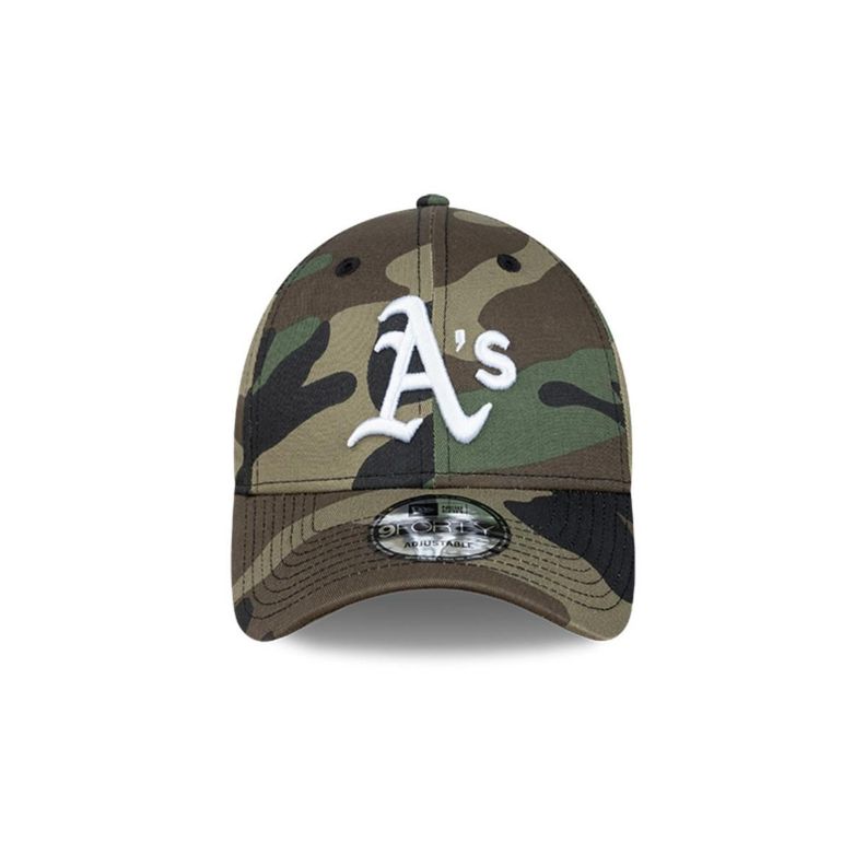 Gorra 9Forty Oakland Athletics MLB Core Basics Woodland Camo - 14374342-2