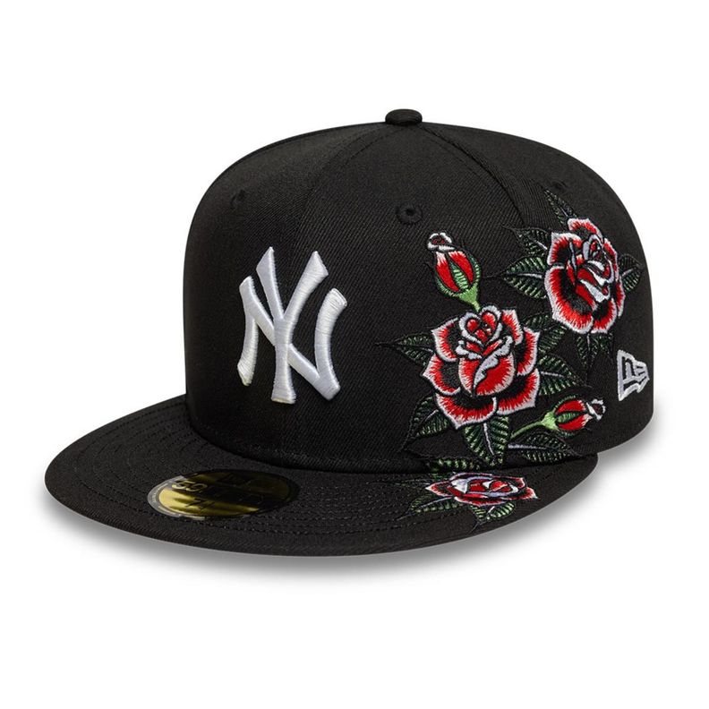 Gorra 59Fifty New York Yankees MLB Roses Black - 60675510-0