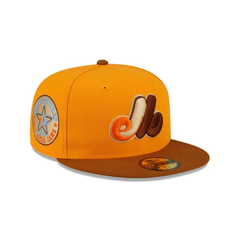Gorra 59Fifty Montreal Expos MLB Drop Gold - 70710311 Amarillo 7