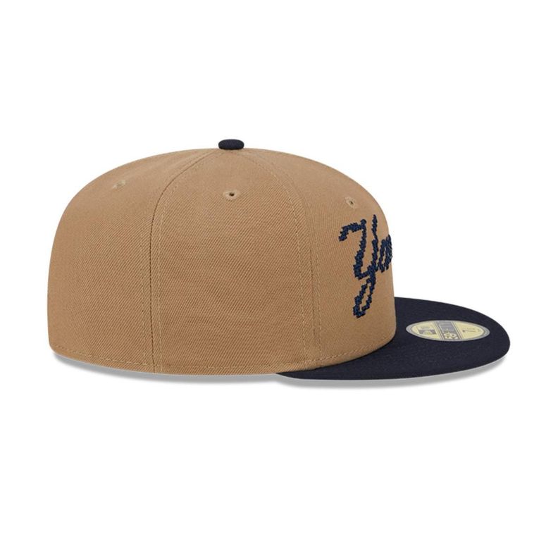 Gorra 59Fifty New York Yankees MLB 8-Bit Wordmark Beige - 60573339-4