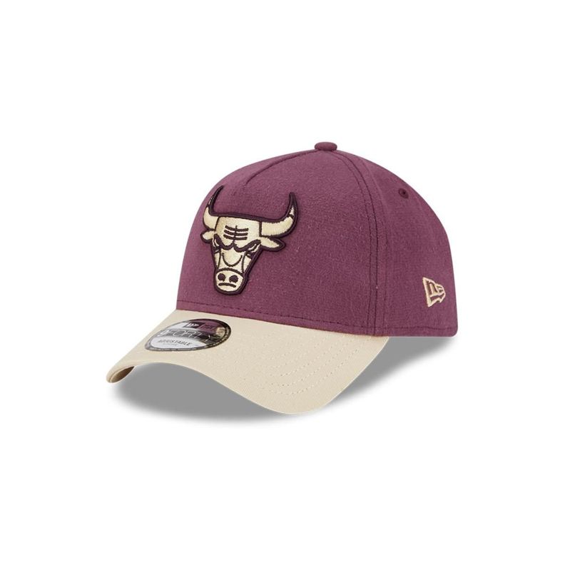 Gorra 9Forty NBA Chicago Bulls Moleskin Crown Purple - 60586788-0