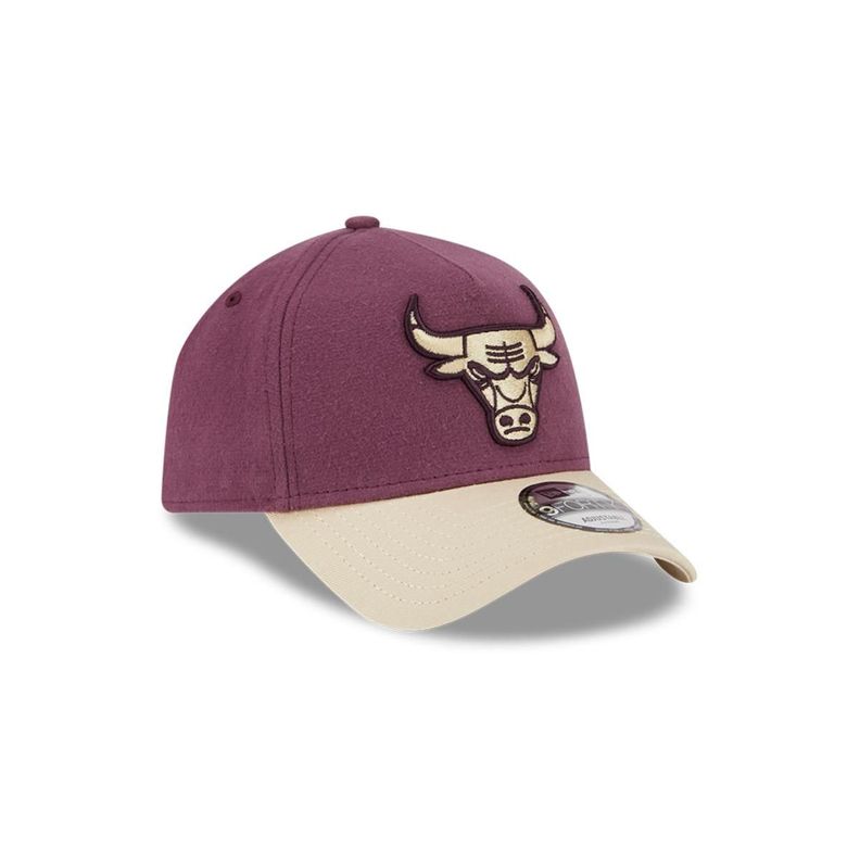 Gorra 9Forty NBA Chicago Bulls Moleskin Crown Purple - 60586788-1