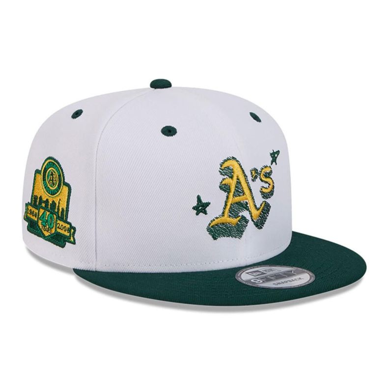 Gorra 9Fifty Oakland Athletics MLB Official Doodles White - 60573545-0