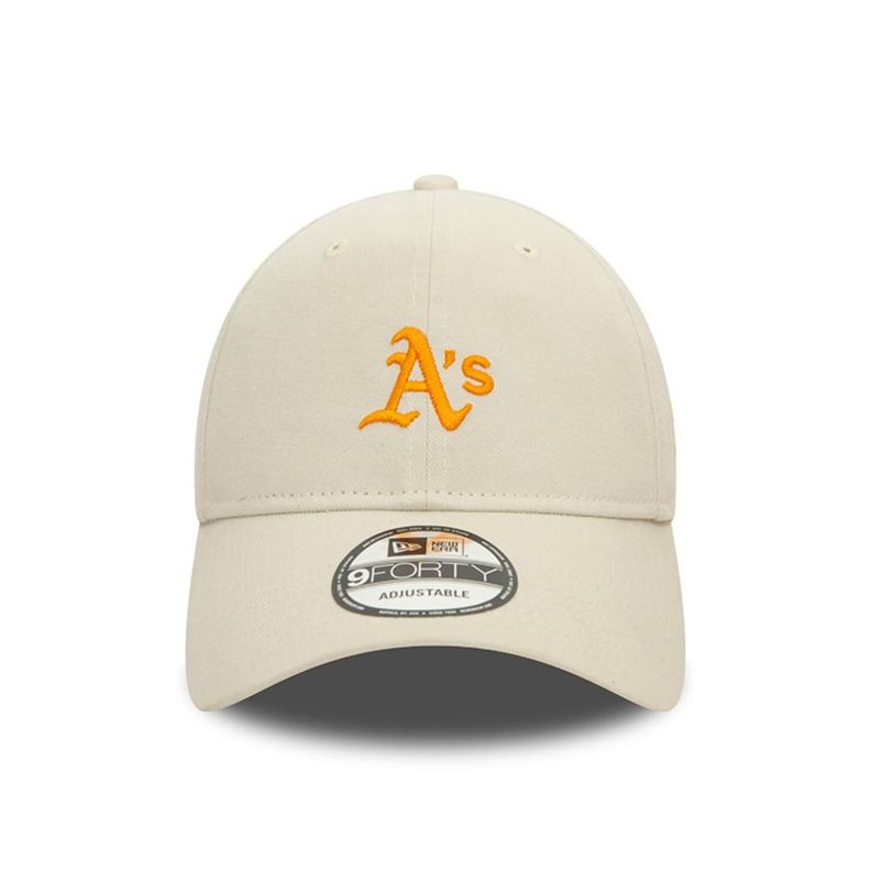 Gorra 9Forty Oakland Athletics MLB Washed Light Beige - 60565339-2