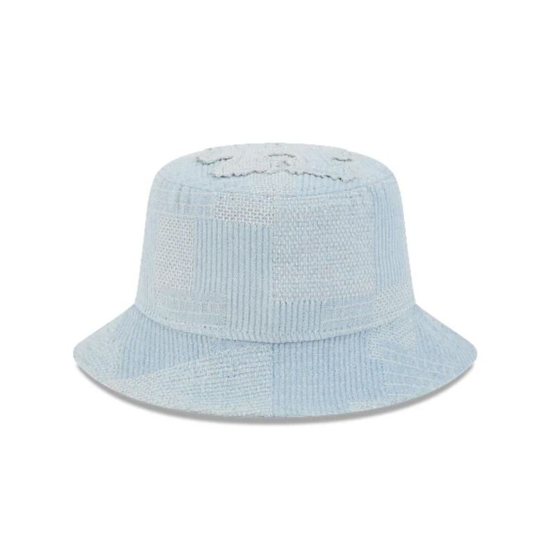 Bucket Los Angeles Dodgers MLB Patch Denim Blue Sky - 60579331-1