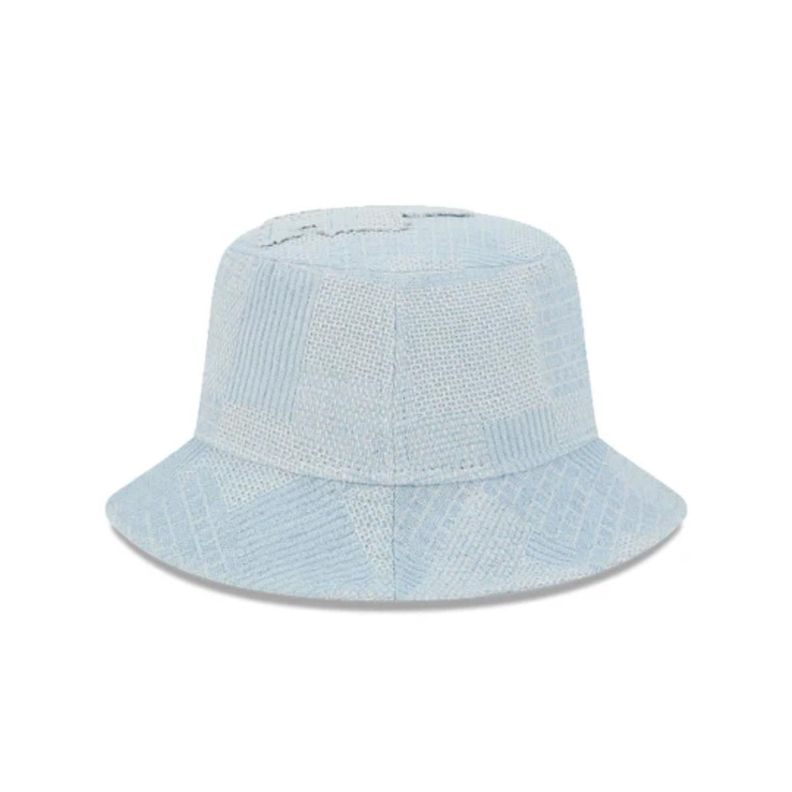 Bucket Los Angeles Dodgers MLB Patch Denim Blue Sky - 60579331-3