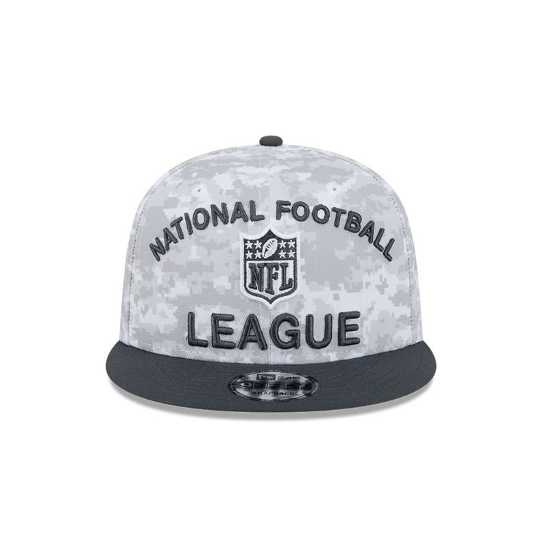 Gorra 9Fifty Official Logo NFL Salute to Service Charcoal - 60583040-2