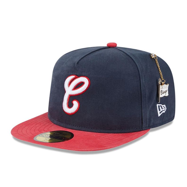 Gorra 59Fifty Chicago White Sox Championshio Side Flag Black - 60640954 Azul 7