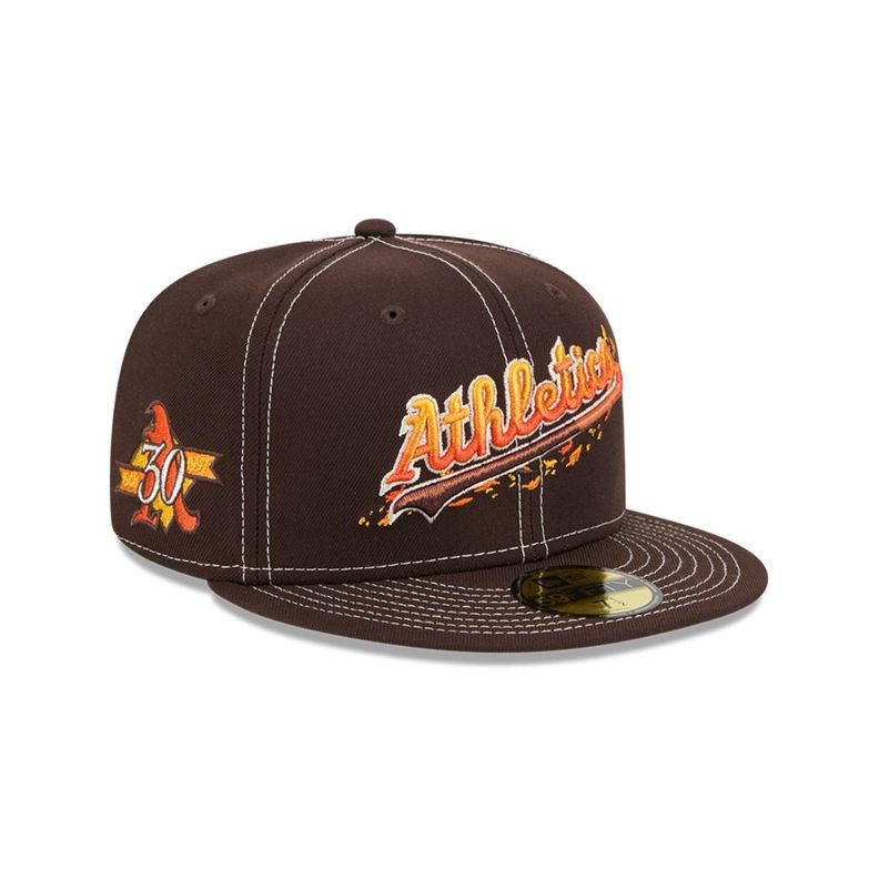 Gorra 59Fifty  MLB Oakland Athletics Fall Foliage Dark Brown - 60598173-0
